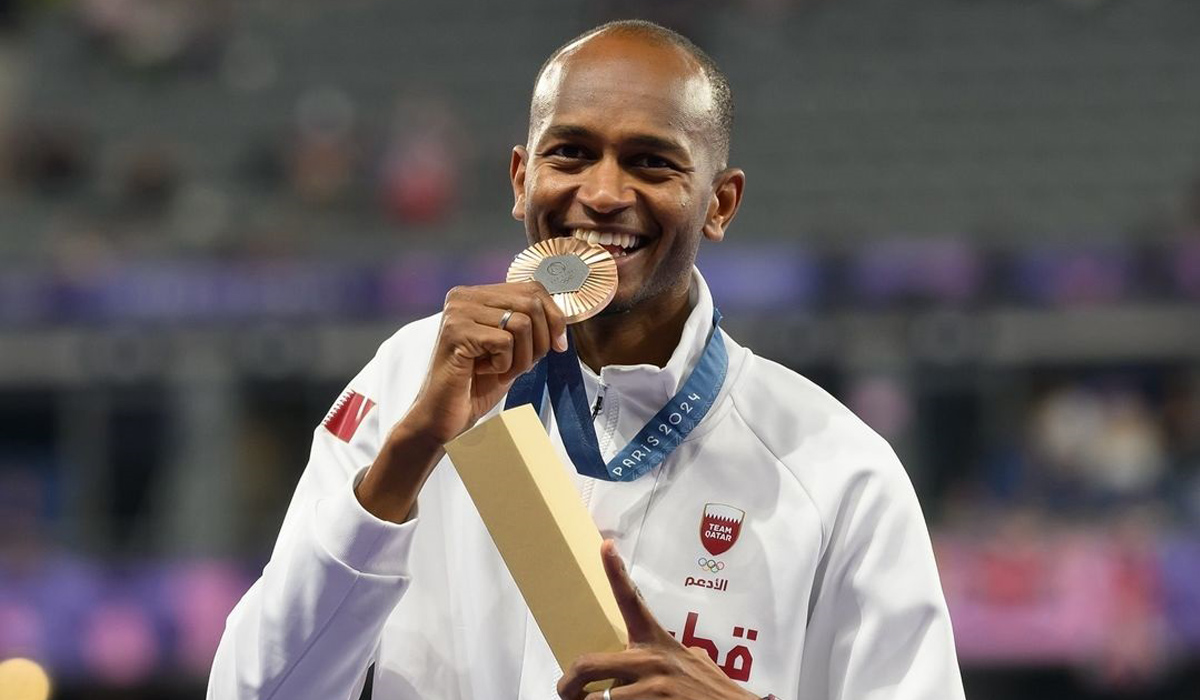 Qatari Champion Mutaz Barshim Wins Men's High Jump Bronze